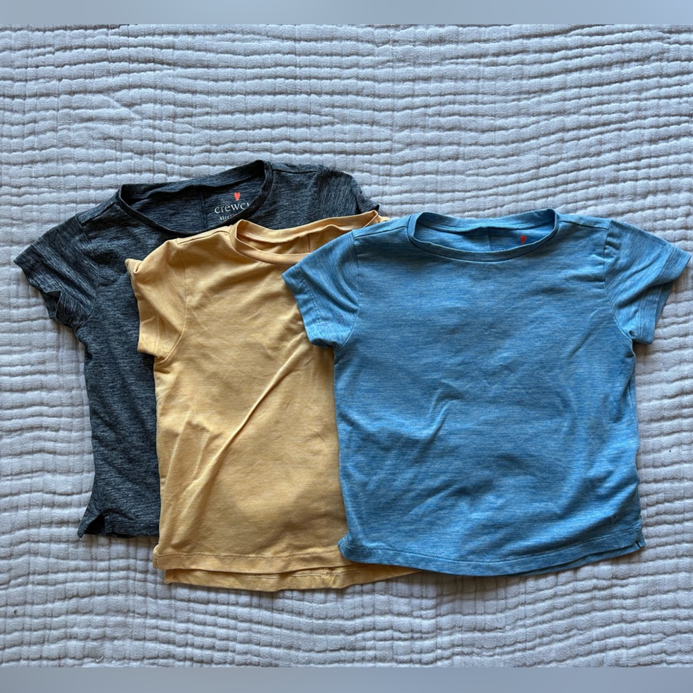 Crewcuts girls active T-shirt bundle 3 pairs